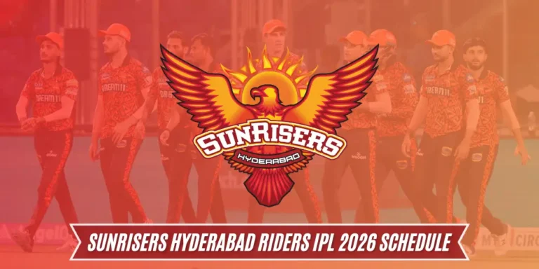 SRH Schedule 2026