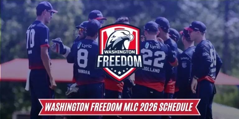 Washington Freedom Schedule 2026