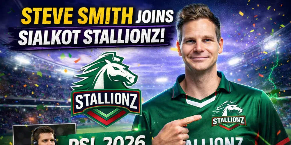 Steve Smith Joined Sialkot Stallionz
